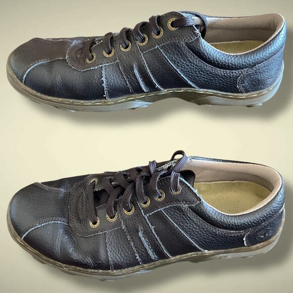 Men's Size 12 DR. MARTENS PEMBRIDGE Brown Leather Casual Lace-Up Minimal Wear - Picture 5 of 11